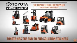 Toyota Material Handling: Your Full-Line Solutions Provider