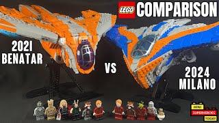 COMPARISON: LEGO Guardians of the Galaxy BENATAR vs MILANO (2021 vs 2024)