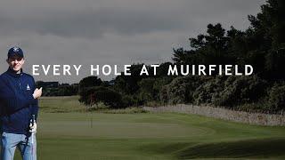 What does a 7 handicap shoot at Muirfield, Scotland?