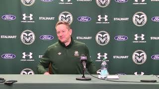 Colorado State Basketball (M): Niko Medved Post-Game (San Jose State)