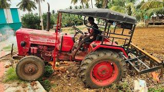 Mahindra 575 di tractor goes to 9piont cultivater performance in small farmland | mohantractor'slife