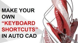How to create Keyboard shortcuts in AutoCAD