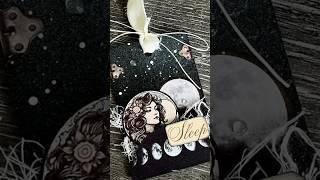 Luna Tag  Altered Playing Card series  #junkjournal #ephemera #fulldeckchallenge #playingcards