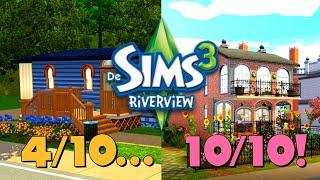 Judging and Rating Every EA Build in the Sims 3 Riverview