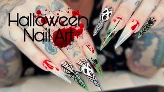 Mix Match Halloween Nail Art Tutorial | Easy Beginner Nail Tech Art