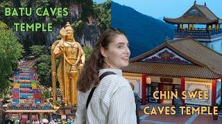 Exploring 2 Cave Temples in Malaysia! | Batu Caves and Chin Swee Caves Temple 