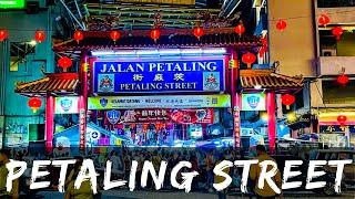 4K Petaling Street | Night Market | CNY 2024 | Walking Tour | Malaysia | dji Pocket 3