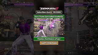 Flawless Domination Lee Chaolan Controlled Every Frame | Tekken 8 | #shorts #tekken8 #gaming