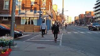 St Clair Avenue West Toronto Walk (members video) on January 7, 2021