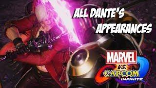 Marvel vs Capcom : Infinite - All Dante's Appearances