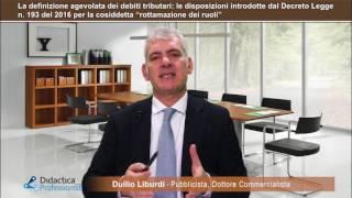 La definizione agevolata dei debiti tributari