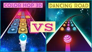 COLOR HOP 3D VS DANCING ROAD!! GAMEPLAY!!