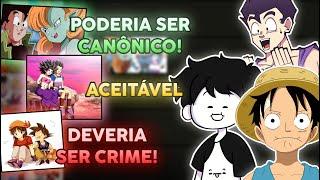 TIER LIST DE POSSÍVEIS CRIMES DE CASAIS EM DRAGON BALL... Com @raiderkkkk @shinjas1