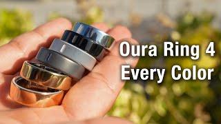 I Bought EVERY Oura Ring 4 Color...