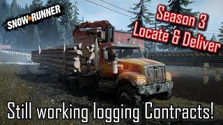 SnowRunner - Season 3: Locate & Deliver - Knocking out Logging Contracts!