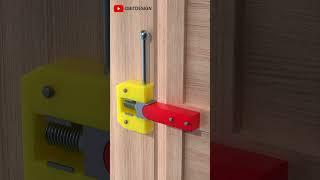 Outdoor creative garden door lock design#design#diy#Creativity