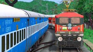 TRAINS HIGH SPEED PERFECT TRAINS CROSSING | BUMPY RAILROAD | RAILWORKS SIMULATOR | NTG GAMING