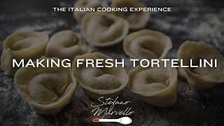 Making Fresh Tortellini at The Italian Cooking Experience with Stefano Marvello