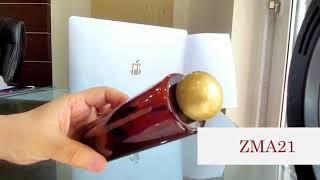 Zenvista Beautiful Cosmetic Packaging!! Amber Color bottle with Golden Color Dom Cap [ ZMA21 ]