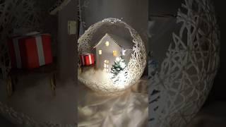 DIY Christmas decoration idea !! #christmas #christmasdecor #shorts