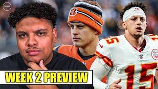 Can Bengals Bounce Back Against Chiefs? Vikings vs 49ers, Saints vs Cowboys, and Best Week 2 Games