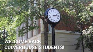 Welcome Back to Campus Culverhouse Students!