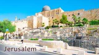 JERUSALEM. AROUND THE OLD CITY. Morning Walk Along the Walls
