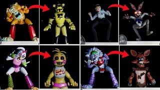 Everyone transforms behind the desk - Five Nights at Freddy's: Security Breach