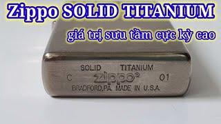 Zippo usa Solid Titanium (titanium nguyên khối. #30 //@FanClubZippo