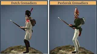 Napoleon: Total War 1vs1: Dutch Grenadiers vs Pavlovsk Grenadiers