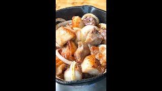 豚バラ肉の鉄板焼き #Shorts