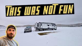 (Winter Boondocking) RV Travel Day Gone Wrong