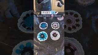 Resin Flower Bloom Technique. READ Description for resin bubble trouble.  #resincrafts #epoxyresin