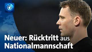 Manuel Neuer verabschiedet sich aus der Nationalelf