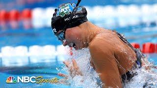 Defending champ survives FOUR WAY FINISH for women's 100 fly national title | NBC Sports