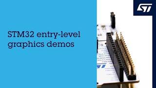 Create impressive UIs on small displays with cost-effective STM32 MCUs