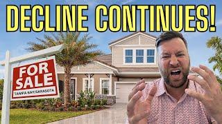 Home Prices Continue to Fall - Tampa Bay & Sarasota Florida Real Estate Market Update