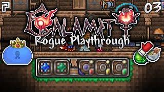 Terraria Magic Storage and FIRST boss! | Calamity Rogue Playthrough Ep.3