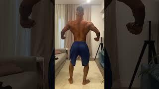 Bodybuilder posing