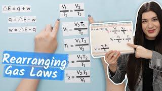 How to Rearrange Equations in Chemistry