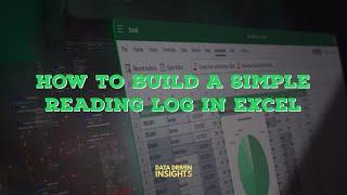 How to Build a Simple Reading Log in Excel