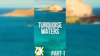 4K Relaxing Hawaii for Vertical Screens - Turquoise Ocean Water - Episode 1