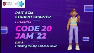 CodeJam 2022 | RAIT ACM | Day 5