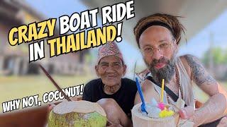 I took Lala Ji to the floating market in Thailand #lalaji