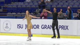 2016 ISU Junior Grand Prix - Ostrava - Short Dance Justine SCACHE / Arnaud CAFFA FRA