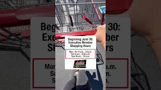 Costco Hours! #groceryshopping #costco