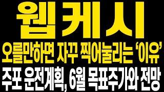 [웹케시 주가전망] 현 주가 상황과 전망에 대해 명확히 보셔야 합니다 비록 음봉 찍어눌렸지만 주가 상승의 핵심을 알면 이번에도 중심잡고 더 큰 수익 함께 할 수 있습니다