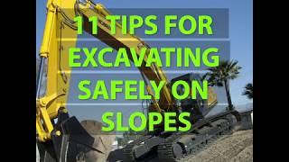 11 Tips for Safe Excavator Operation on Slopes