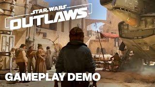 10 Minutes of NEW Star Wars Outlaws Official Gameplay Showcase | Ubisoft Forward 2024