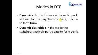 Overview of Dynamic Trunking Protocol | NG networks